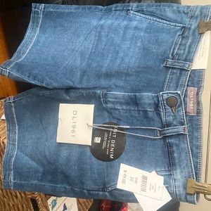 Brand New DL1961 knit denim shorts for boys